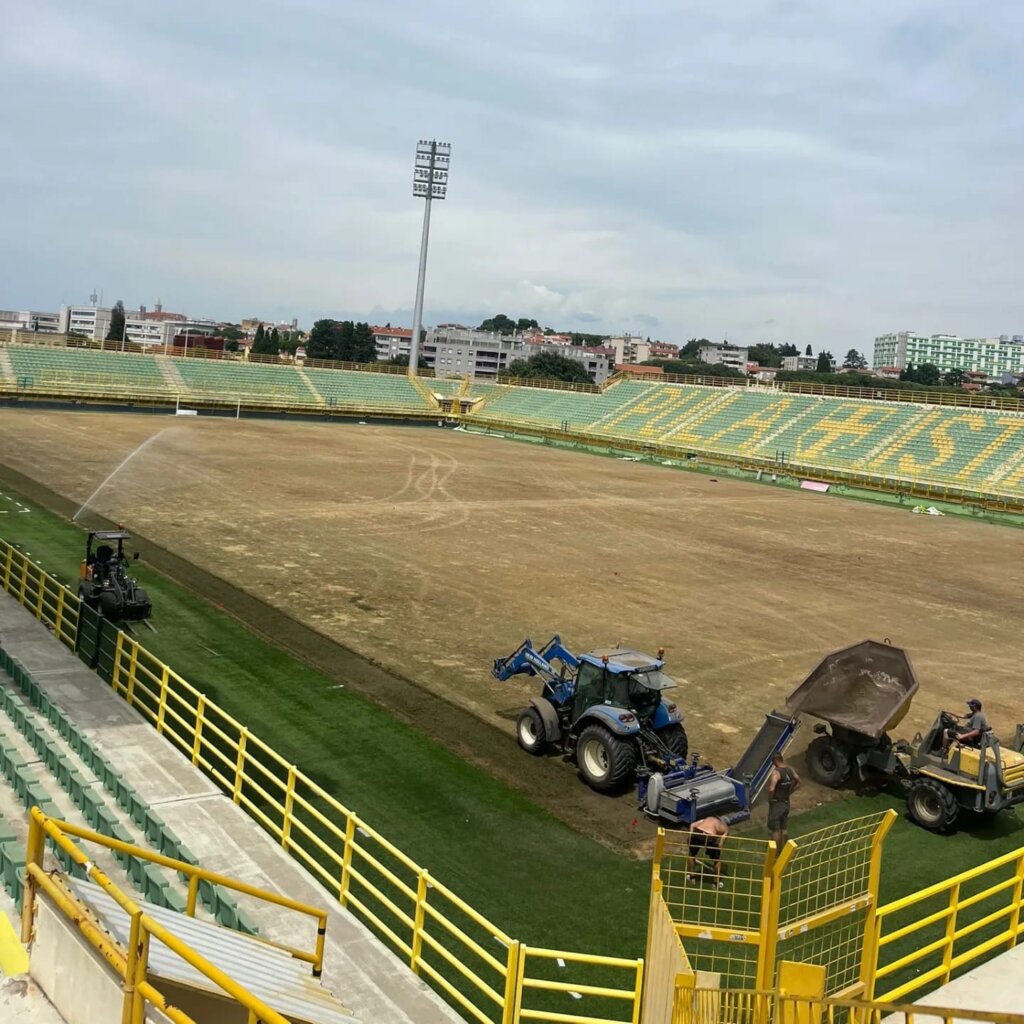 Nastavlja se obnova nogometne infrastrukture u Puli