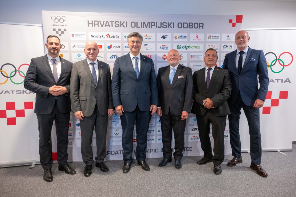Zagreb: Premijer Plenković U Posjetio Novo Sjedište Hrvatskog Olimpijskog Odbora