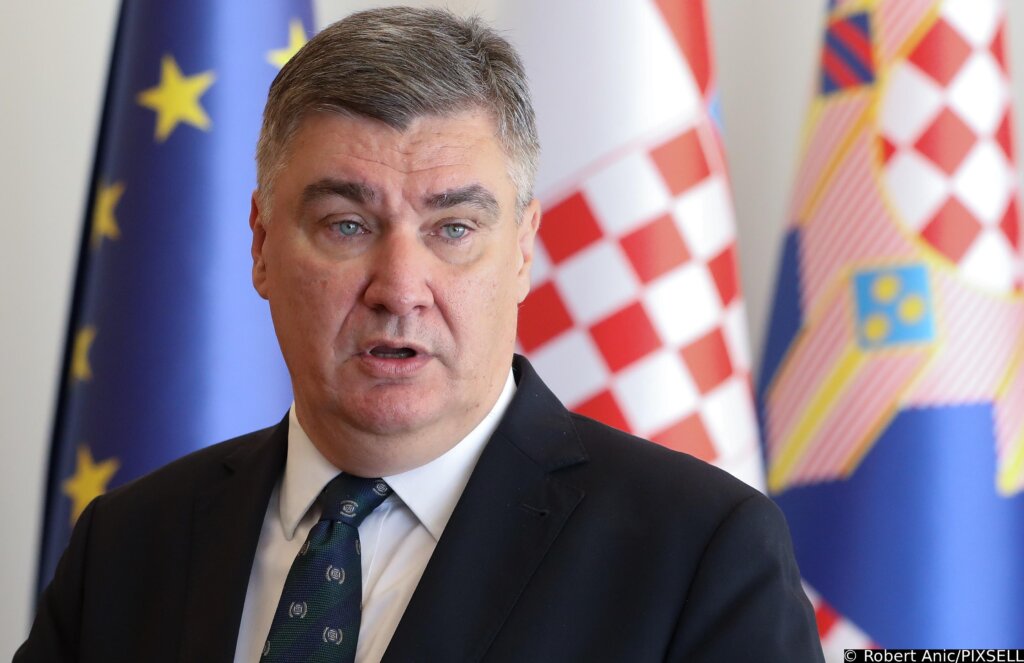 Zagreb: Predsjednik Milanović Dao Je Izjavu Medijima