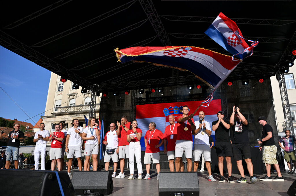 U Zagrebu održan doček hrvatskih osvajača olimpijskih medalja