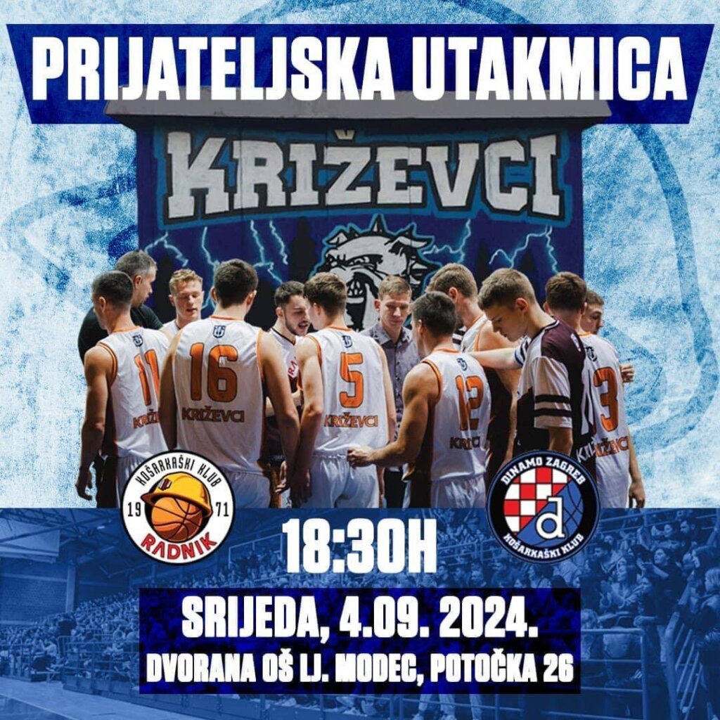 Dinamo dolazi u Križevce