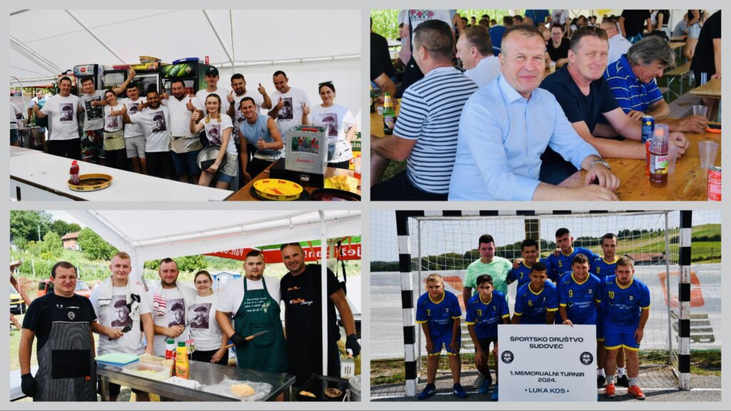 [FOTO/VIDEO] Započeo 1. Memorijalni malonogometni turnir „Luka Kos“ u Sudovcu, podršku dao i župan Stričak