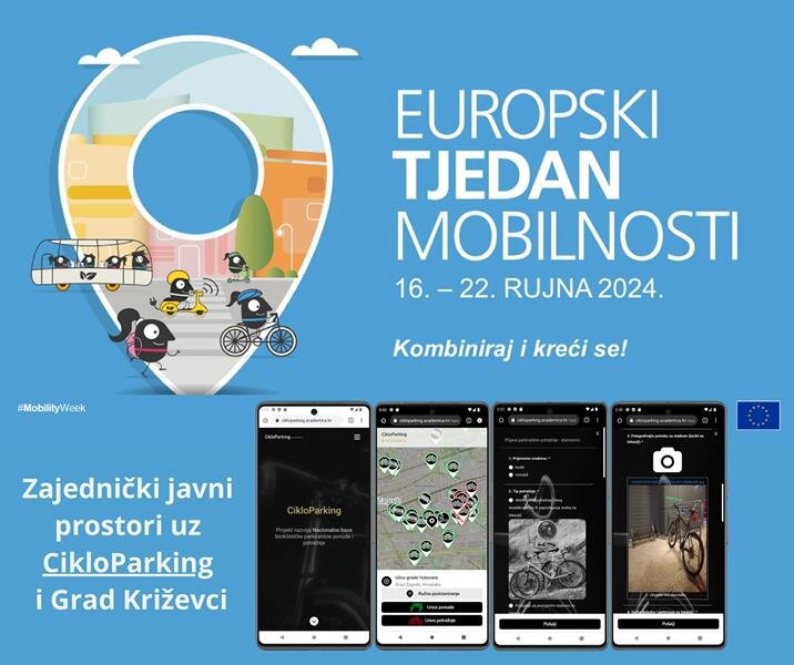 02 Europski Tjedan Mobilnosti Cikloparking Grad Križevci