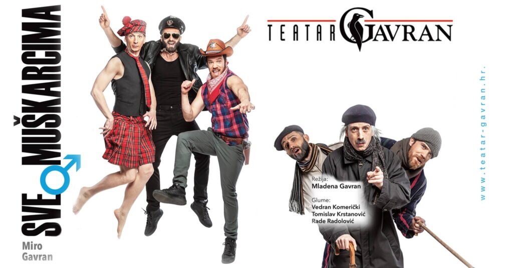 Hit komedija Teatra Gavran u petak u Domu kulture u Đurđevcu