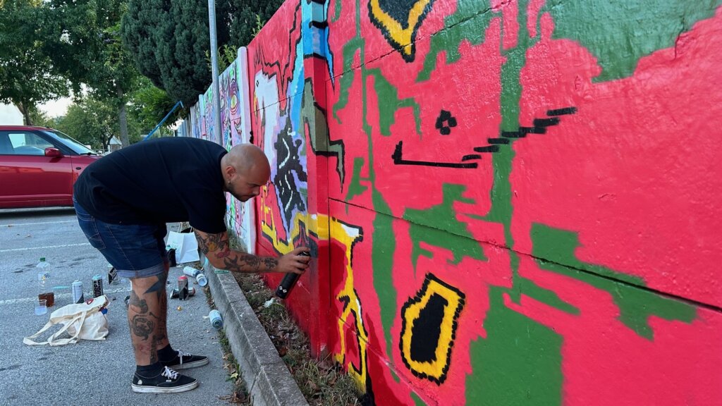 Novi murali kod Komunalca Koprivnica nastaju u sklopu Street Art Festivala