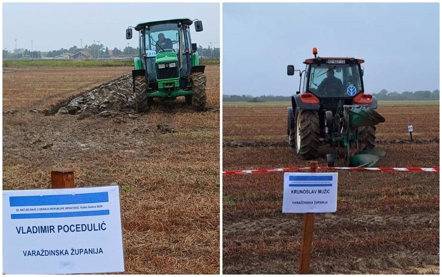 Na 20. Državnom natjecanju u oranju sudjelovali i predstavnici Varaždinske županije