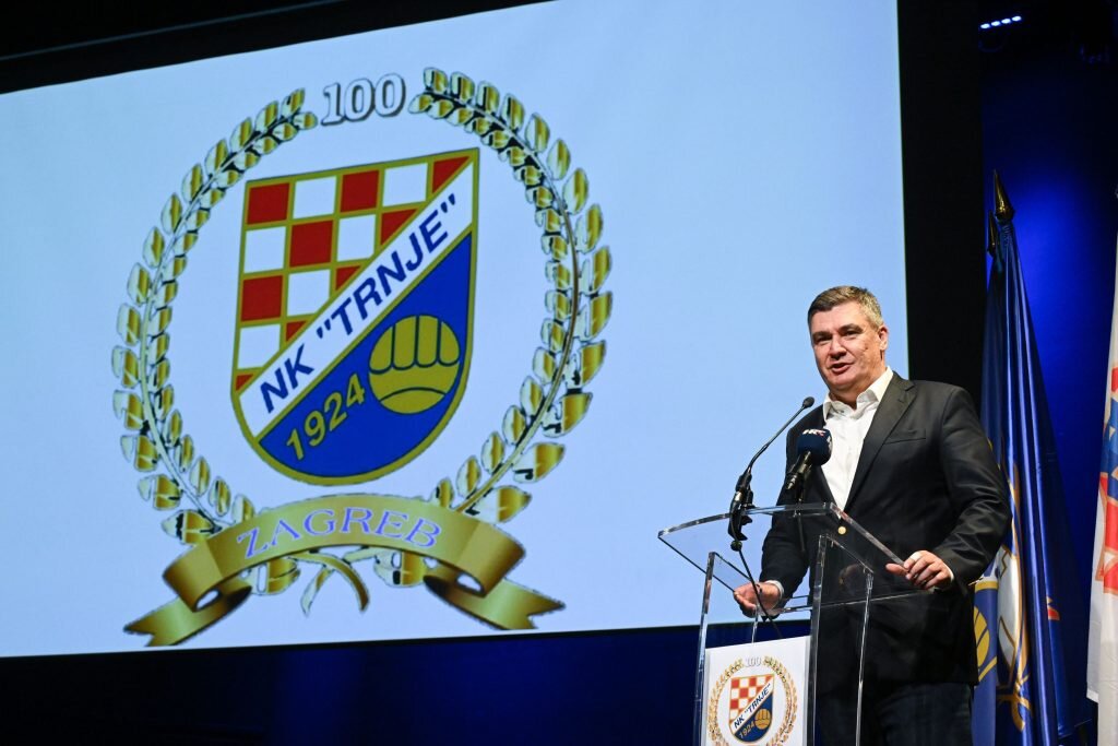 Predsjednik Milanović na obilježavanju 100. obljetnice NK Trnje