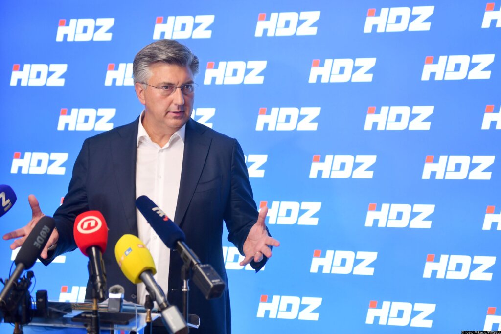 Zagreb: Konferencija Za Medije Nakon Sjednice Predsjedništva Hdz A