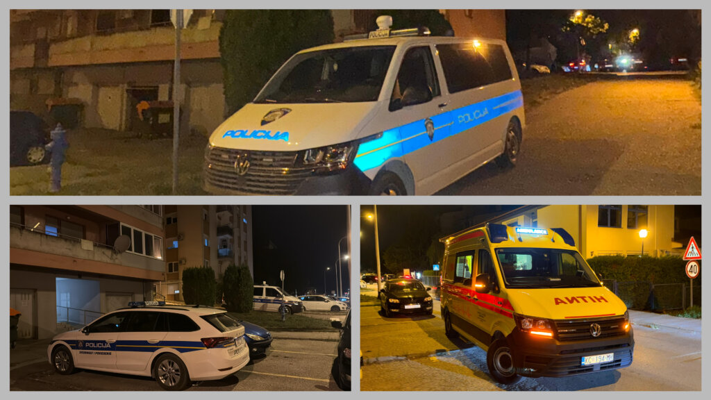 Policijska vozila i vozilo hitne pomoći na terenu, evo što se događa u Križevcima