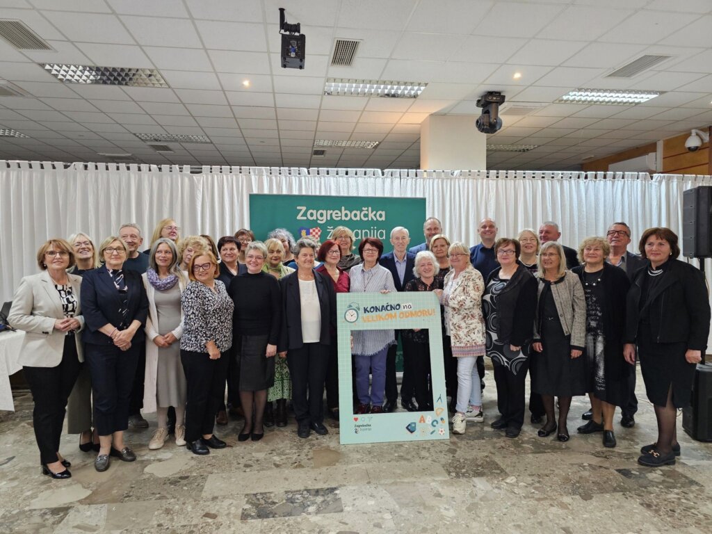 [FOTO] Otišli na zasluženi „veliki odmor: Zagrebačka županija organizirala jubilarni 20. svečani prijem za učitelje, nastavnike i profesore koji su otišli u mirovinu
