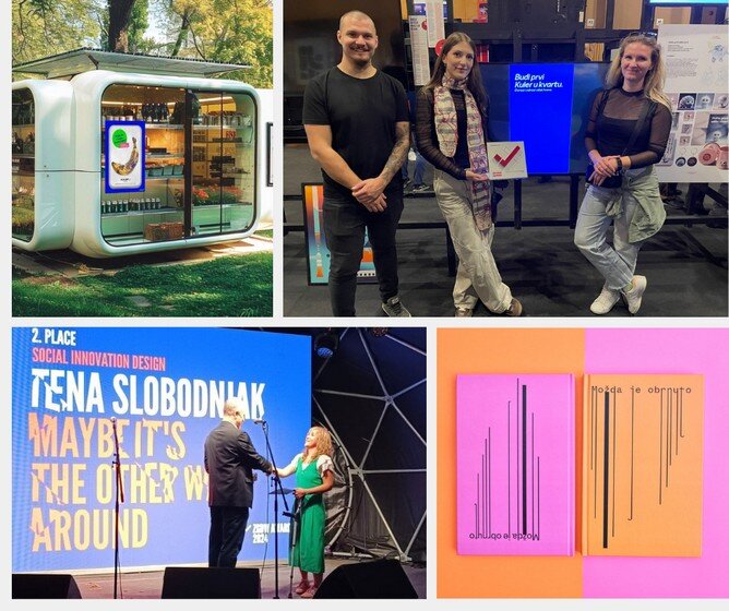 Grey Black Minimalist Aesthetic Moodboard Photo Collage Facebook Post