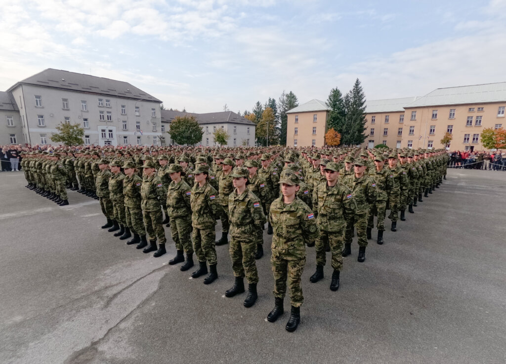 U Požegi svečano prisegnuo najveći broj ročnika u posljednje četiri godine