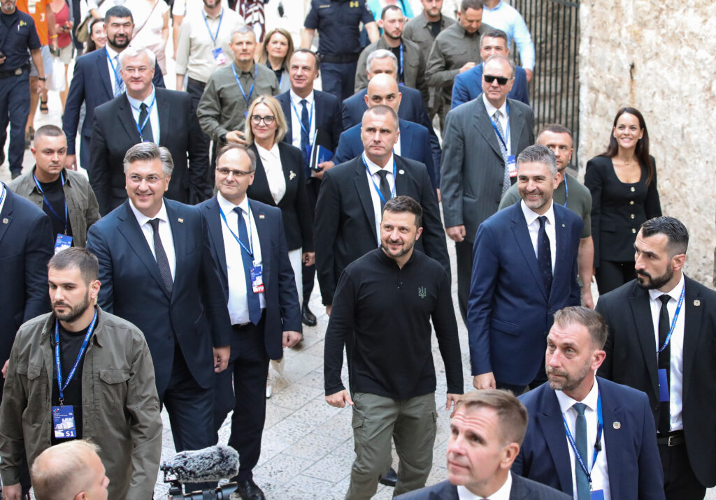 Zelenskij s premijerom Plenkovićem obišao dubrovački Stari grad