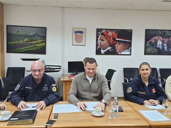 [FOTO] Održana sjednica Stožera civilne zaštite Zagrebačke županije