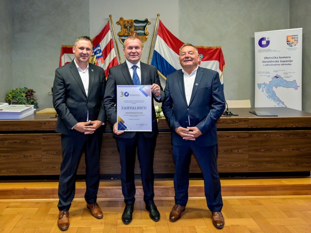 [FOTO] Prigodnom svečanošću Obrtnička komora Varaždinske županije obilježila 30 godina svog rada i djelovanja