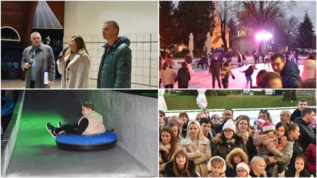 [FOTO/VIDEO] POČELO JE Otvorenjem klizališta započeo vrbovečki Advent