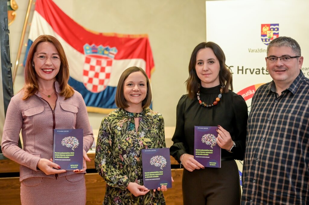 [FOTO] Predstavljen priručnik „Razvoj poduzetničke ideje putem likovne umjetnosti za darovite učenike“