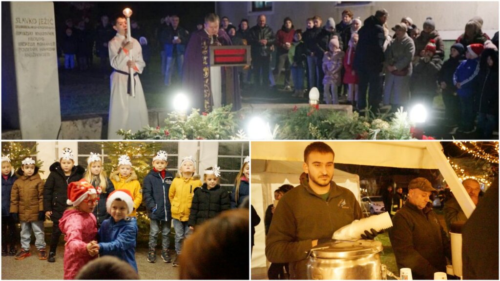 [FOTO/VIDEO] ADVENT U DUBRAVI Vrtićanci obogatili program, upaljena treća adventska svijeća, a tu je i gastro ponuda