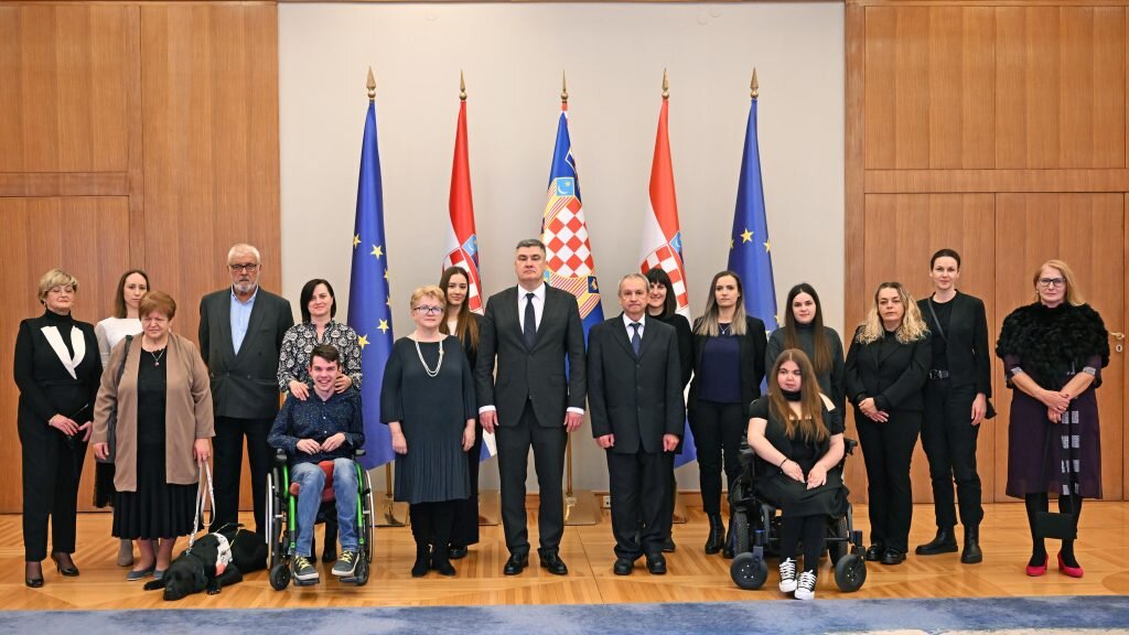 Milanović primio izaslanstvo Zajednice saveza osoba s invaliditetom Hrvatske