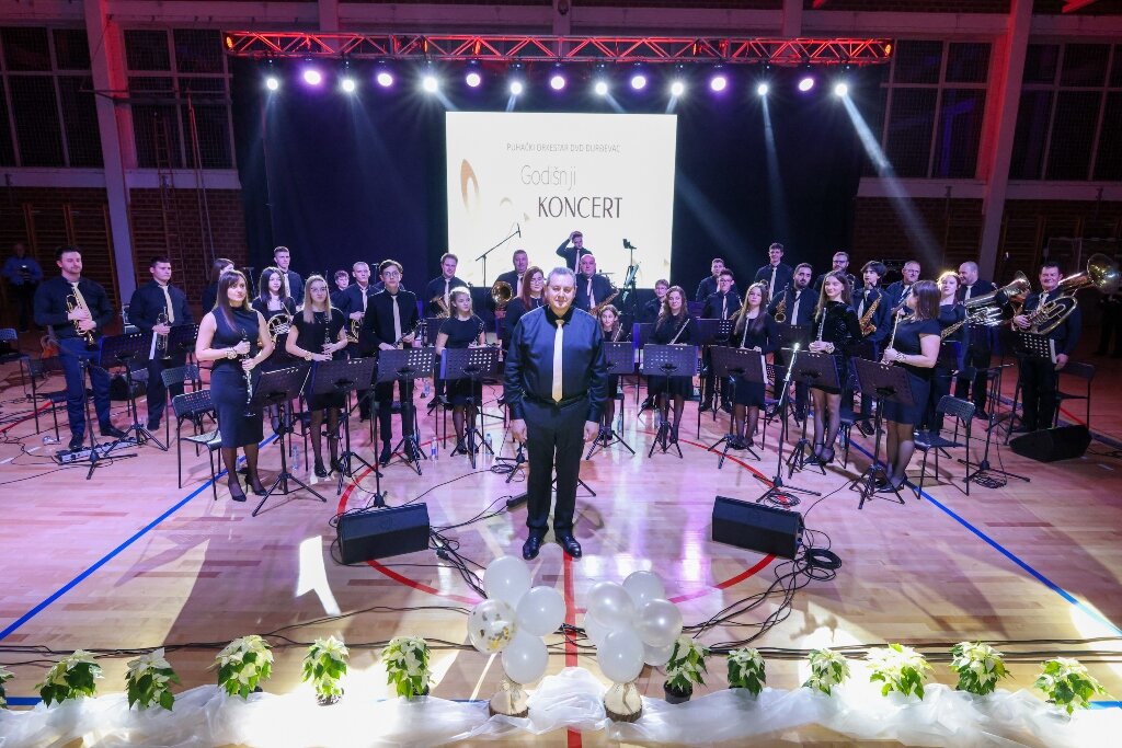 Tradicionalni Godišnji koncert Puhačkog orkestra DVD-a Đurđevac oduševio mnogobrojnu publiku