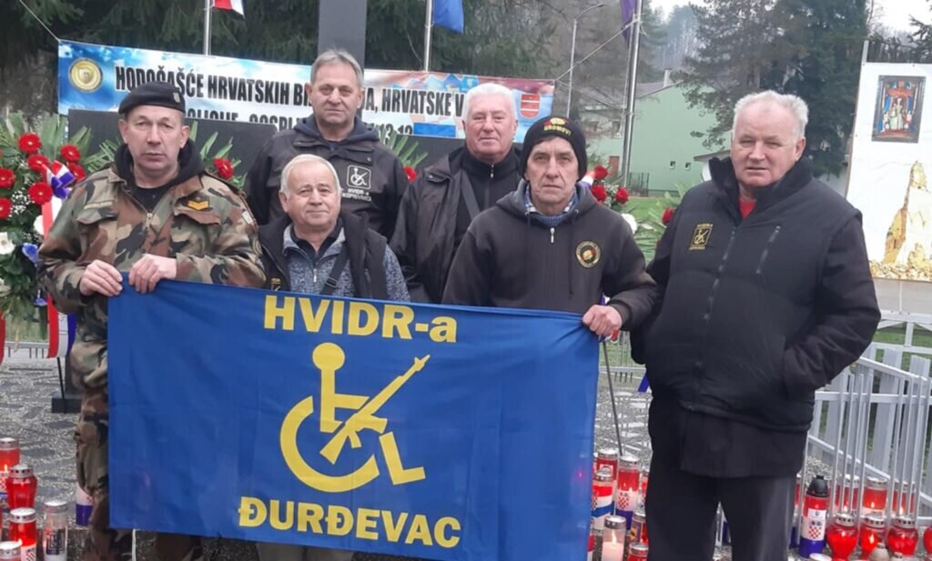 [FOTO] Članovi HVIDRA-e Đurđevac sudjelovali na hodočašću hrvatskih branitelja, vojske i policije u Voćinu