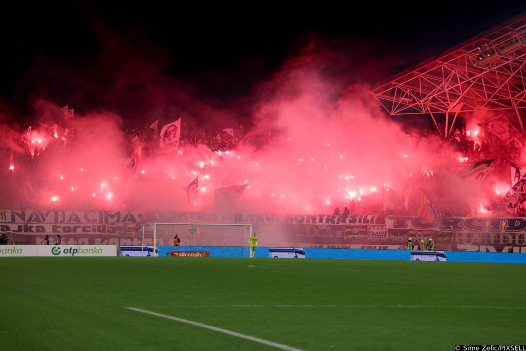 Prije utakmice Hajduk- Dinamo u Splitu privedeno 23 navijača