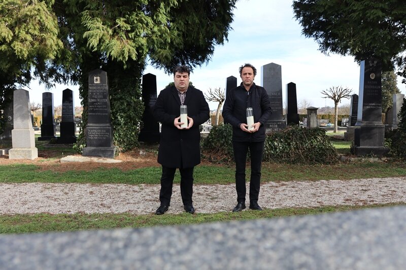 [FOTO] Gradonačelnik Mario Rajn i pročelnik Sandro Novosel odali počast žrtvama holokausta