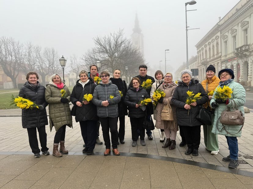 [FOTO] U Križevcima obilježen Dan mimoza – dan borbe protiv raka vrata maternice