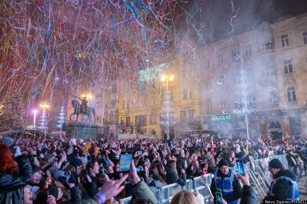 Zagreb u Novu godinu ušao uz pjesmu, ples i zdravicu