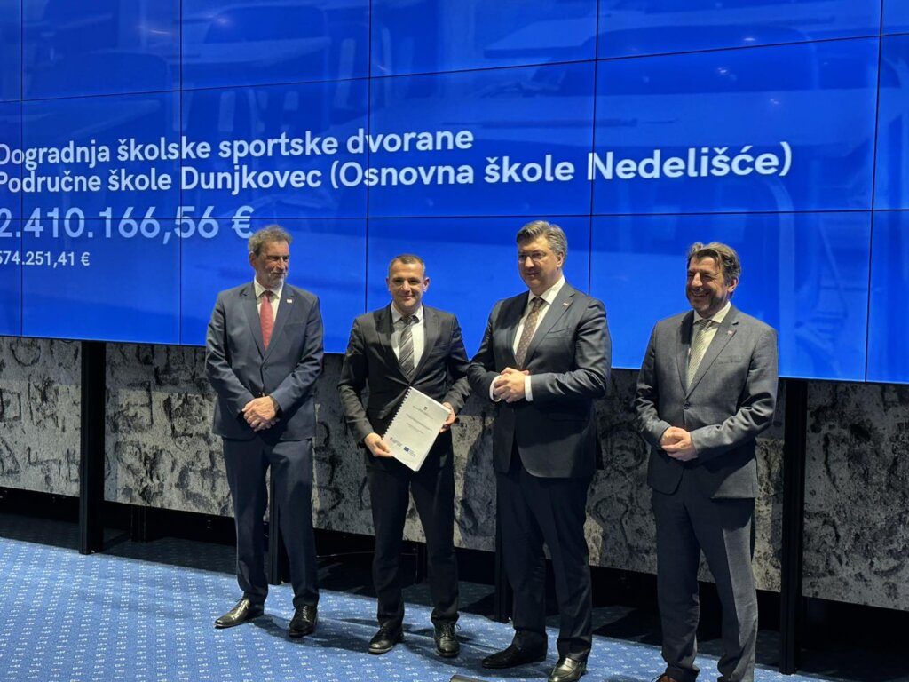 Uz energetsku obnovu područne škole u Dunjkovcu, Međimurska županija pokreće i projekt izgradnje sportske dvorane