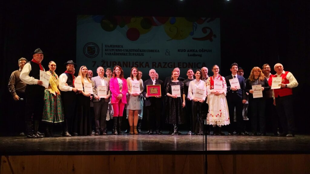 [FOTO] Održana 7. županijska razglednica najuspješnijih kulturno-umjetničkih društava Varaždinske županije