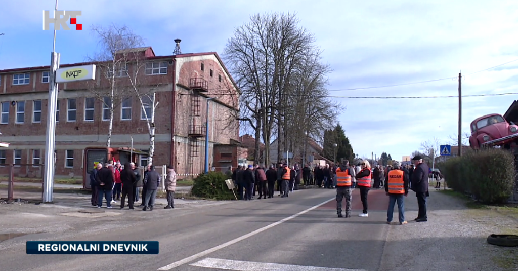 Mještani Poznanovca prosvjedovali zbog gomilanja otpada u krugu obližnje tvrtke