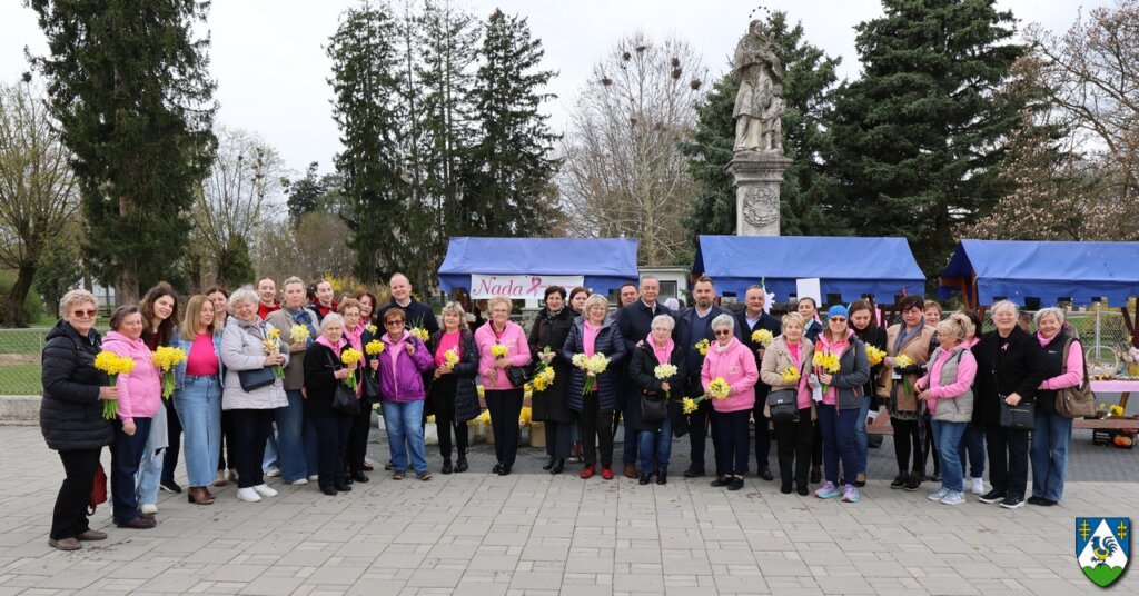 [FOTO] Župan Koren i suradnici podržali Dan narcisa kojim se ukazuje na važnost prevencije u borbi protiv zloćudnih bolesti