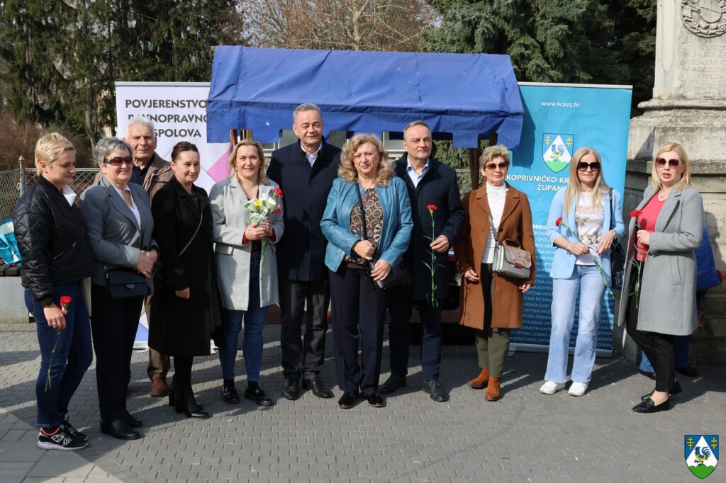 [FOTO] Župan Koren i zamjenik Ljubić u Koprivnici prisustvovali obilježavanju Međunarodnog dana žena