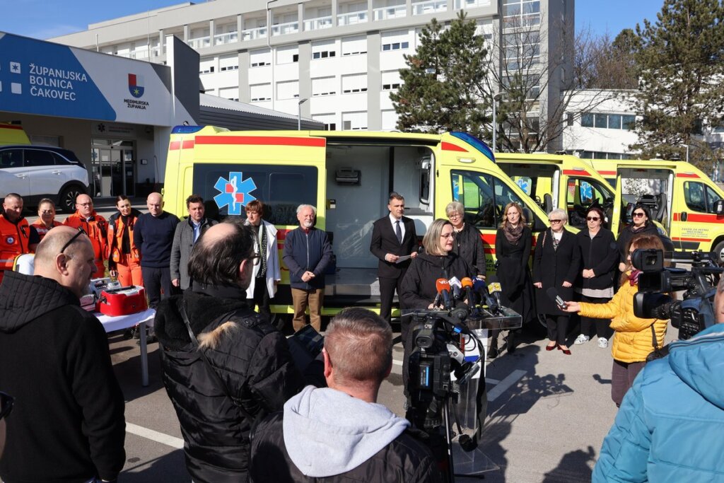 Zavod za hitnu medicinu Međimurske županije bogatiji je za tri nova vozila