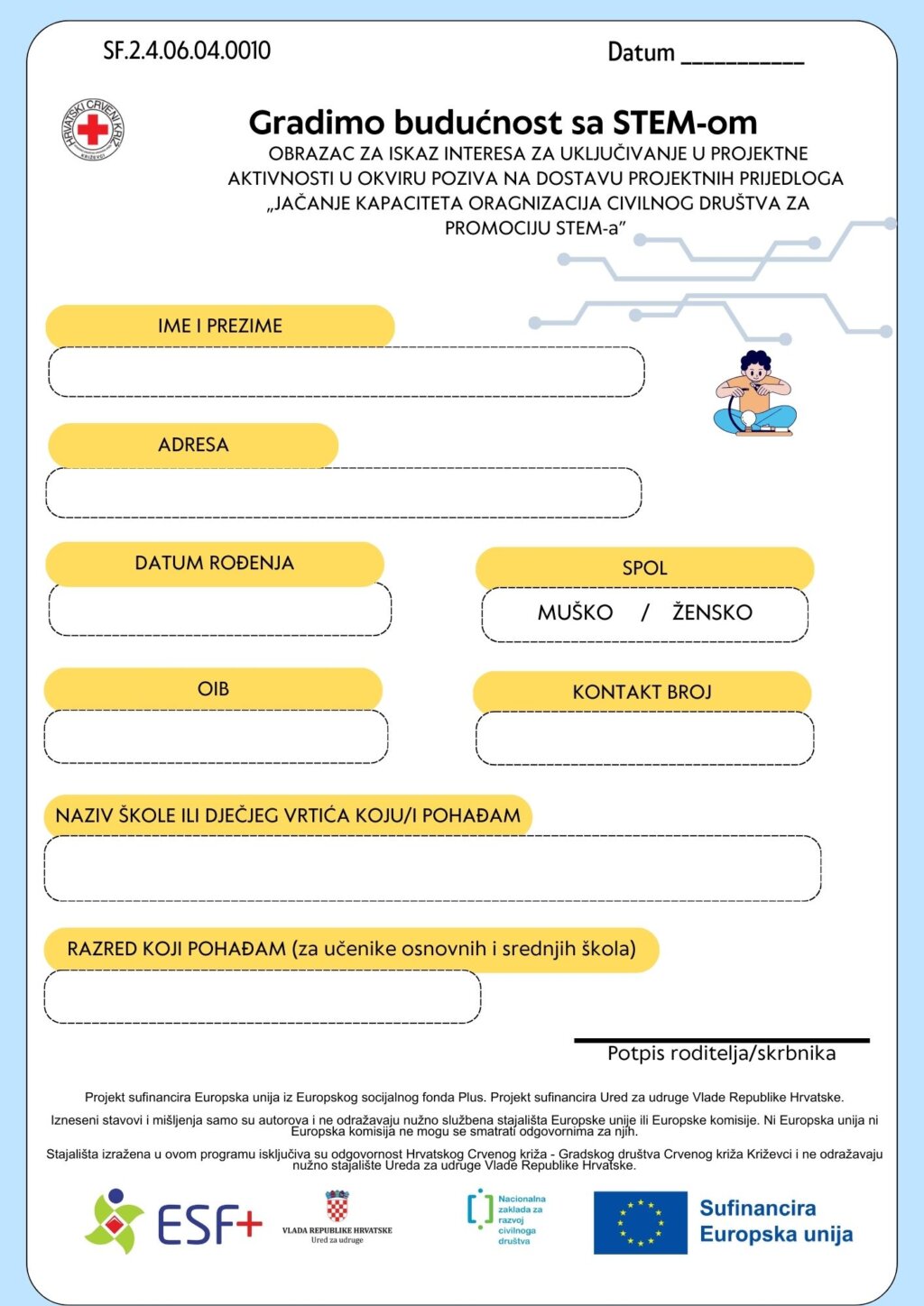 Prijavnica Za Stem (5)