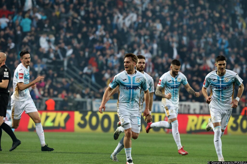 Rijeka razmontirala Hajduk i preuzela čelnu poziciju HNL-a