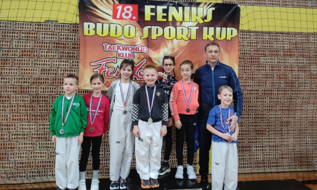 Sedam medalja osvojili članovi Taekwondo kluba Radnik iz Križevaca