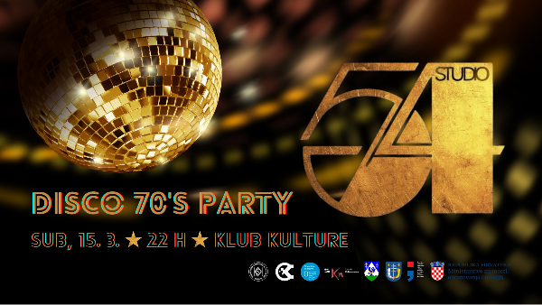 Studio 54 disco party u Klubu kulture