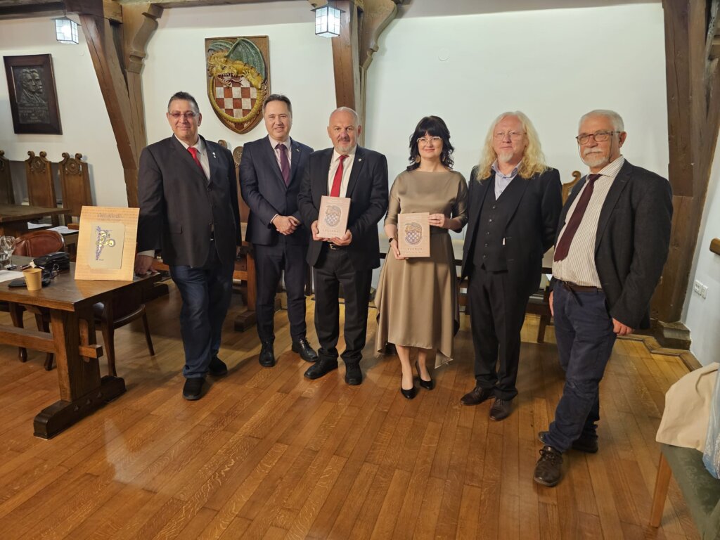 Promocija 1 Željko Heimer, Mislav Grgić, Tomislav Beronić, Martina Valec Rebić, Vlado Franjević, Emil Faldić