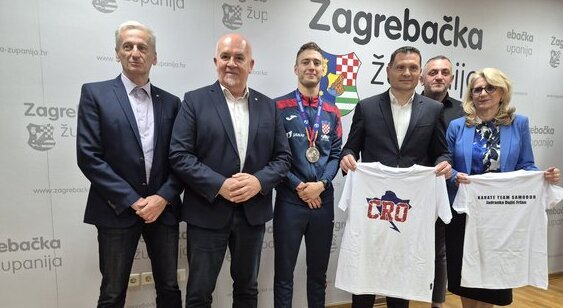 Prijem srebrnog karatiste Dine Šimuneca