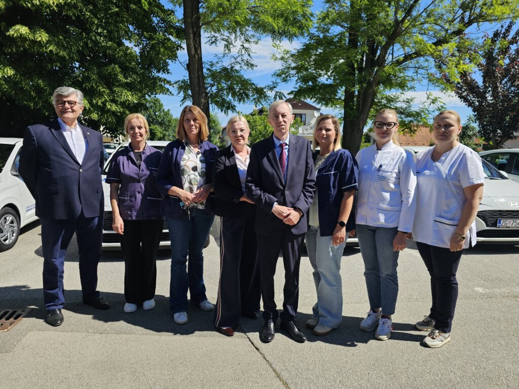 Za njegu u kući i patronažnu službu Doma zdravlja Zagrebačke županije nabavljeno 5 novih vozila