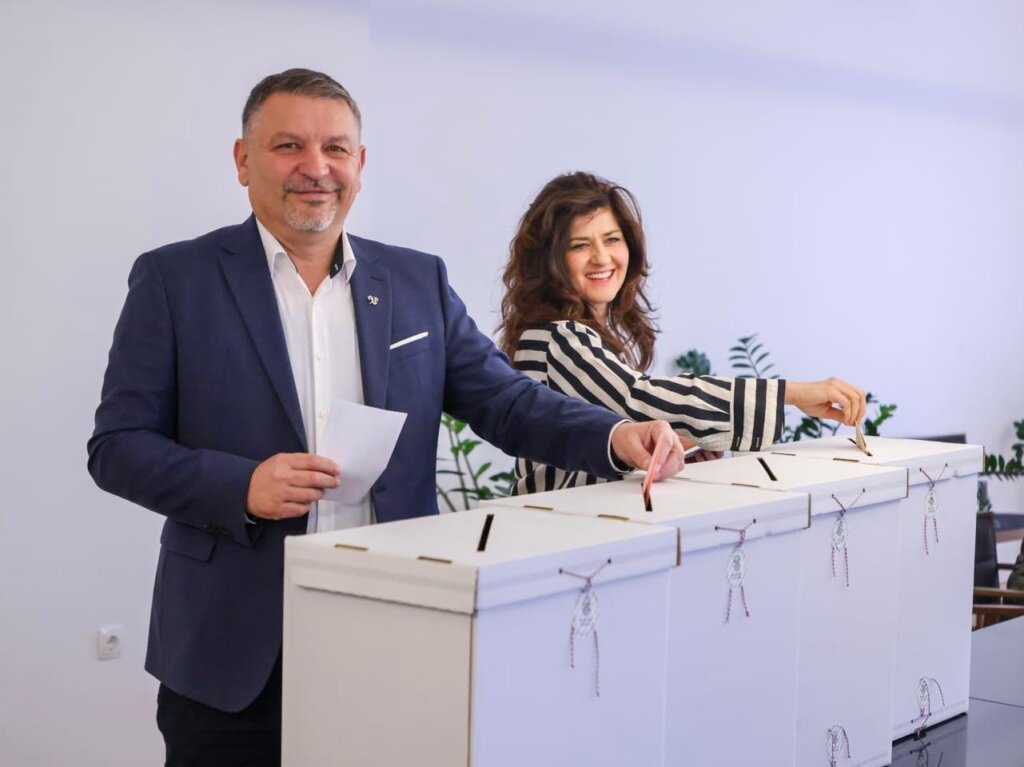 Željko Lacković, kandidat za župana Koprivničko-križevačke županije izašao na biralište