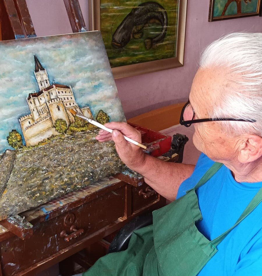 Samouki slikar Rudolf Dokuš iz Gračeca naslikao je više od 300 slika s poznatim ličnostima i znamenitostima