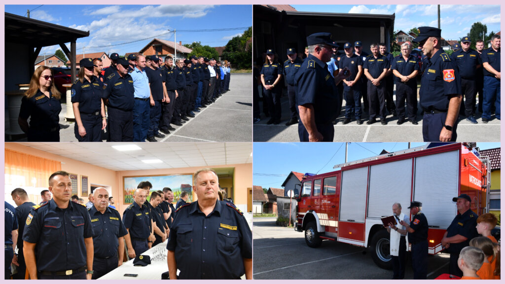 [FOTO/VIDEO] ODRŽANA SVEČANOST DVD Haganj dobio novo navalno vatrogasno vozilo
