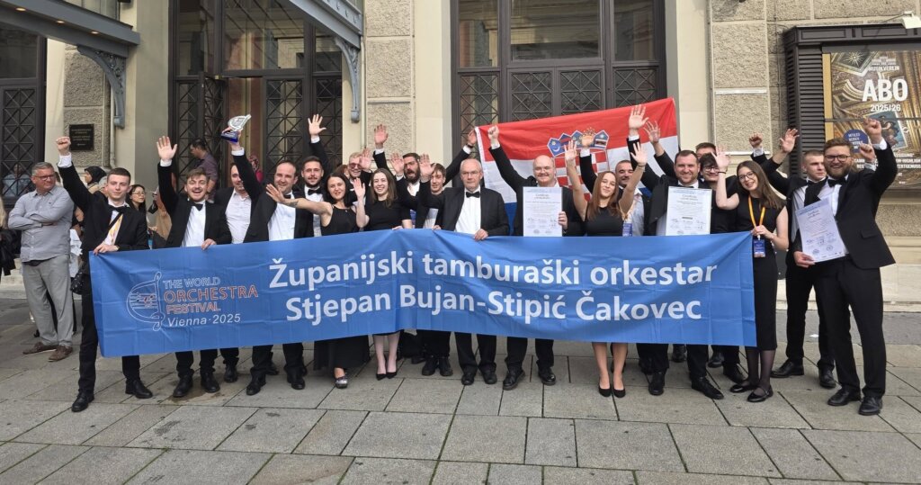 Trostruki uspjeh Županijskog tamburaškog orkestra „Stjepan Bujan – Stipić“ na Svjetskom festivalu orkestara u Beču