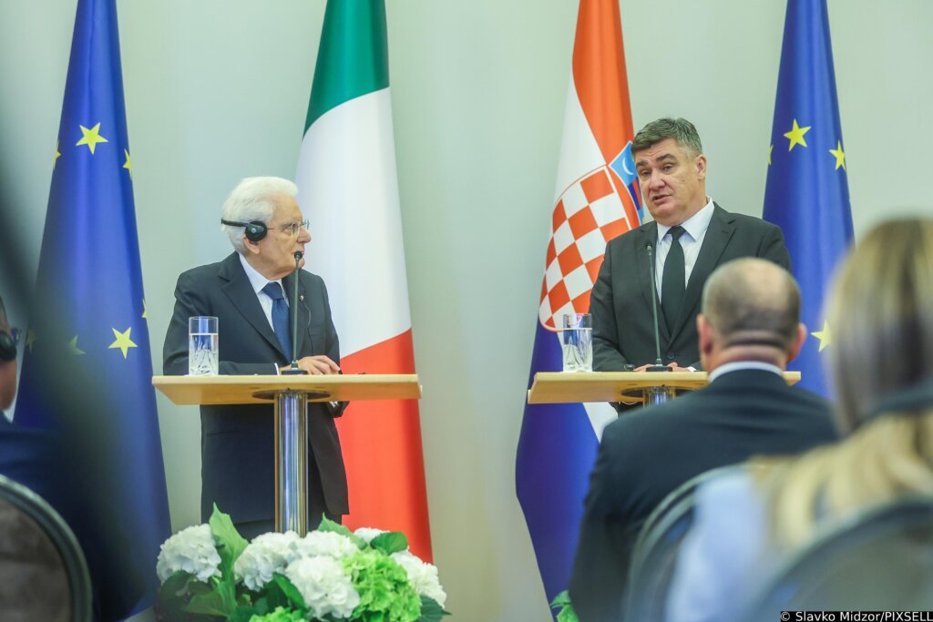 Zagreb: Milanović I Mattarella Dali Izjavu Nakon Sastanka