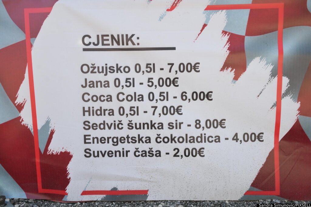 Donosimo cijene hrane i pića na Bundeku