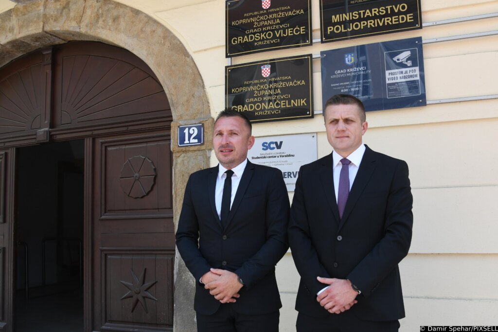 Križevci: Novi Gradonačelnik Tomislav Katanović I Njegov Zamjenik Ivica Švagelj