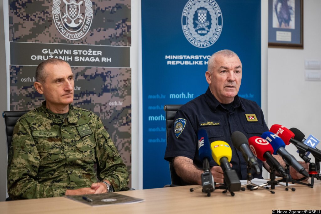 Zagreb: Konferencija Za Medije Povodom Svečanog Vojnog Mimohoda Hrvatske Vojske